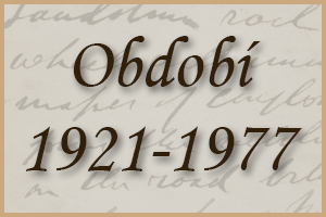 Období 1921-1977