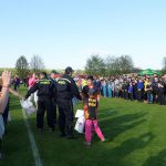 ukončení závody DHL, vyhlášení výsledků