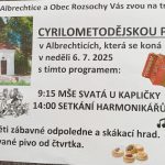 Cyrilomětodějská pouť v Albrechticích