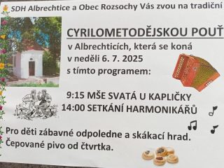 Cyrilomětodějská pouť v Albrechticích